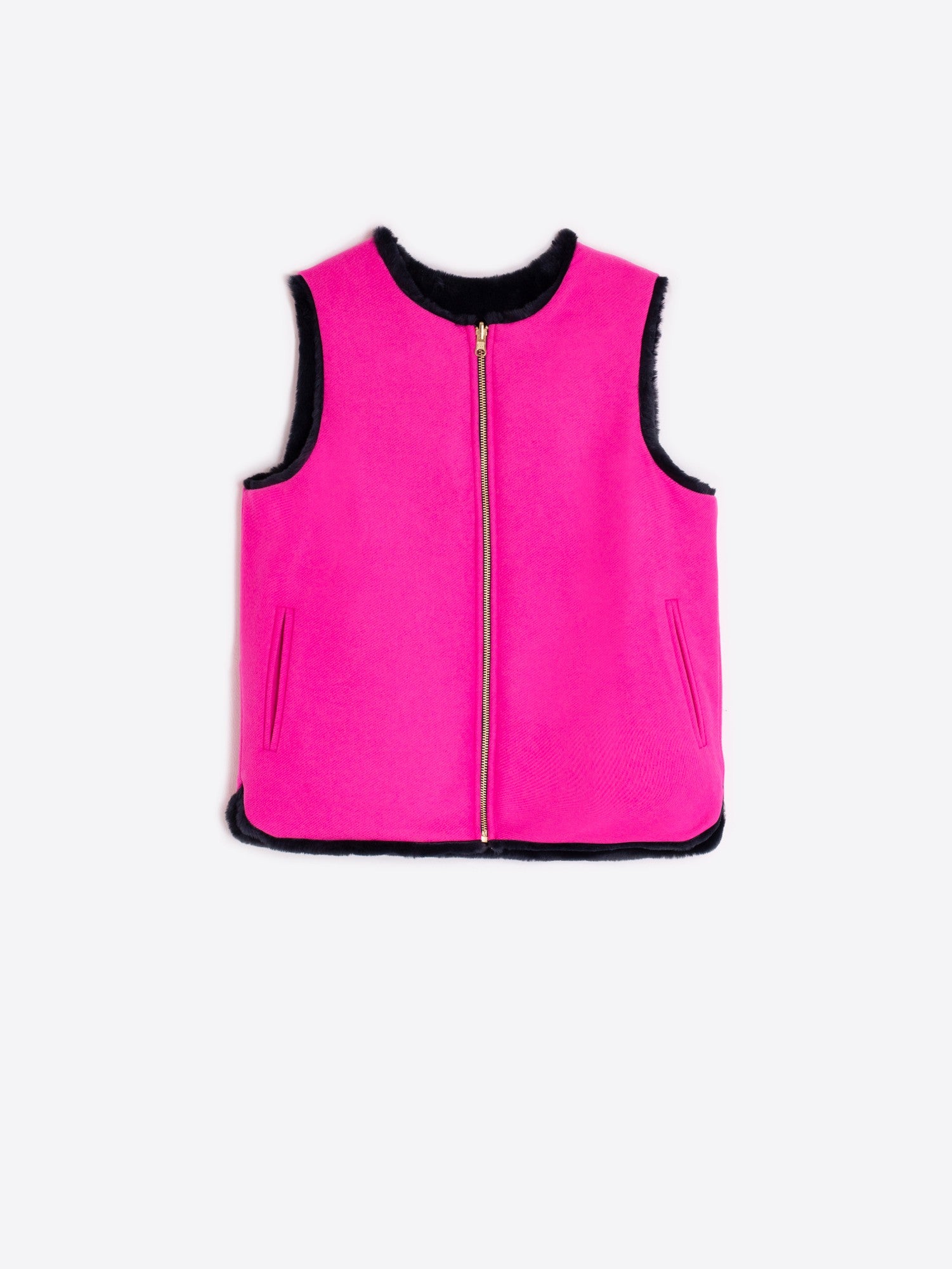 WAISTCOAT REVERSIBLE ROSA LANA
