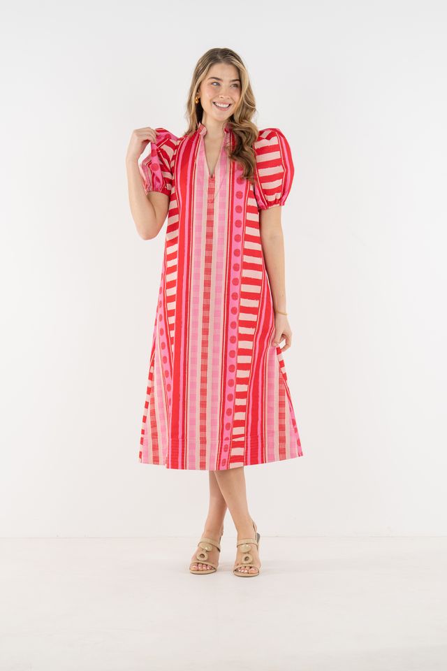 Hampton Dress - Peach Jubilee